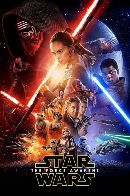 Poster for the movie "Star Wars: The Force Awakens"